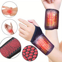 Polsbrace met verwarmende compressie en klittenband