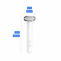 Handheld huidverzorgingsapparaat met roodlichttherapie voor gezicht en hals