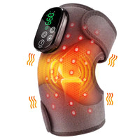 Draadloos kniemassageapparaat met roodlichttherapie en trilling