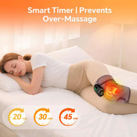 Draadloos kniemassageapparaat met roodlichttherapie en trilling