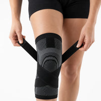 Kniebrace met compressie en verstelbare sluitband