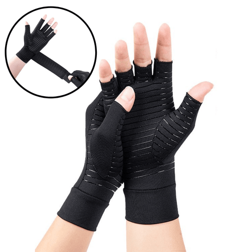 Compressiehandschoenen met verstelbare sluitband – 2-pack