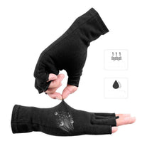 Compressiehandschoenen met open vingertoppen tegen stijfheid