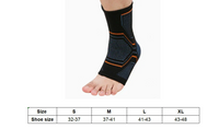 Compressiekous tegen fasciitis plantaris met voetboogsteun