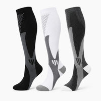 Compressiekousen 3-pack met circulatiesteun