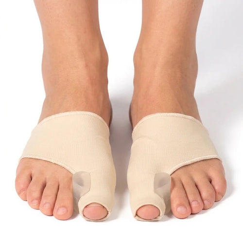 Corrigerende hallux valgus-steun met teenspreider (2-pack)