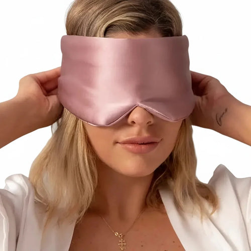Luxe blackout-slaapmasker met verstelbare band – zacht en lichtblokkerend