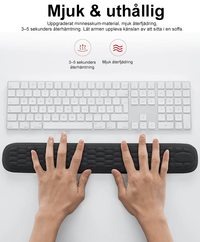 Ergonomische polssteun van traagschuim voor het toetsenbord