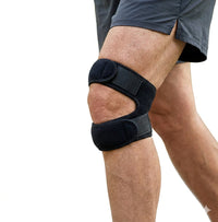 Multifunctionele kniebrace met flexibele stabilisatie