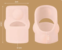 Corrigerende siliconenbescherming tegen ingegroeide nagel voor de grote teen (2-pack)