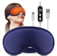 Oogmasker met warmtefunctie en trilmassage
