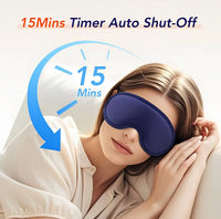 Oogmasker met warmtefunctie en trilmassage