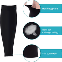 Elastische compressiekousen voor de kuiten – 1 paar