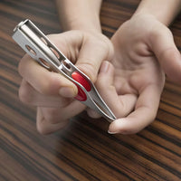 Led-pincet van roestvrij staal voor precisie en nagelverzorging