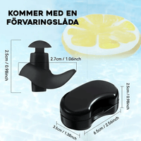 Mjuka silikon öronproppar med förvaringsbox – ljuddämpande