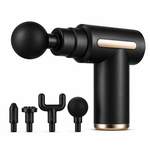 Professionele mini-massagegun met verwisselbare opzetstukken