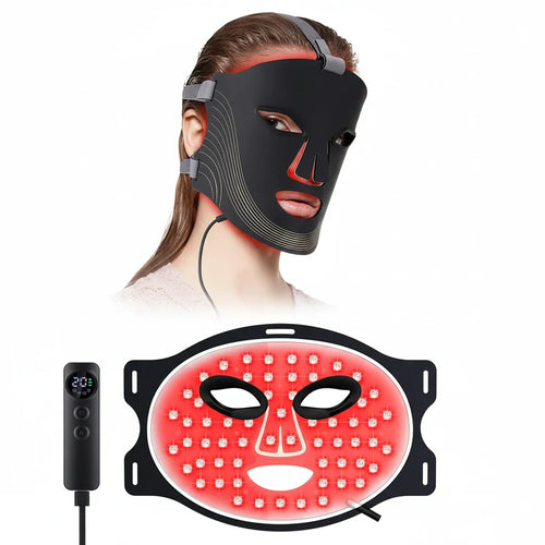 Roodlichtmasker voor het gezicht met led-techniek