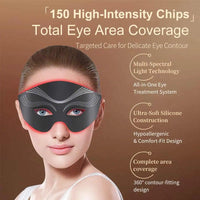 Roodlichttherapie-oogmasker met led en meerdere lichtstanden