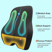 Ergonomisch rugsteunkussen voor onderrugsteun