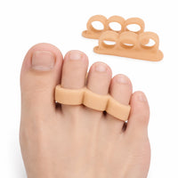 Siliconen teenspreider met geïntegreerde voetsteun (2-pack)