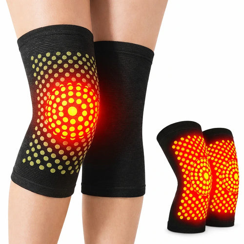 Zelfverwarmende kniebrace voor warmte en steun – 1 paar