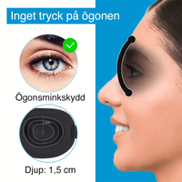 Ergonomisch 3D-slaapmasker voor rug- en zijslapers