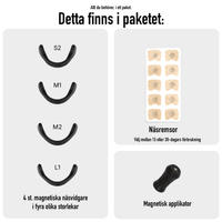 Magnetische neusspreider voor een betere ademhaling tijdens de slaap