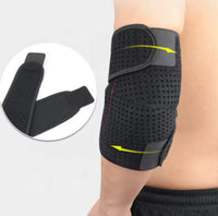 Stabiliserende elleboogbrace met compressie