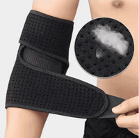 Stabiliserende elleboogbrace met compressie