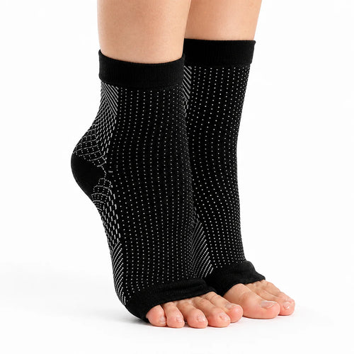 Elastische steunkous voor voet en hiel (2 stuks)