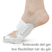 Grote-teencorrector met draaibare steun tegen hallux valgus