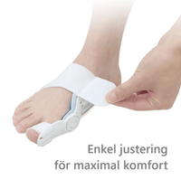 Grote-teencorrector met draaibare steun tegen hallux valgus