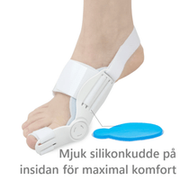 Grote-teencorrector met draaibare steun tegen hallux valgus