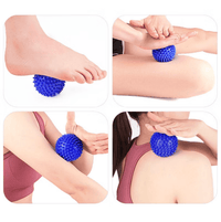 Genopte massagebal voor triggerpoints en voetstimulatie