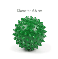 Genopte massagebal voor triggerpoints en voetstimulatie
