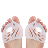 Tåseparerare i silikon för 5 tår mot hallux valgus (2-pack)