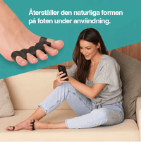 Teenspreider van silicone tegen hallux valgus (2-pack)