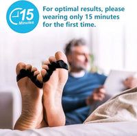 Teenspreider van silicone tegen hallux valgus (2-pack)