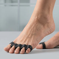 Teenspreider van silicone tegen hallux valgus (2-pack)