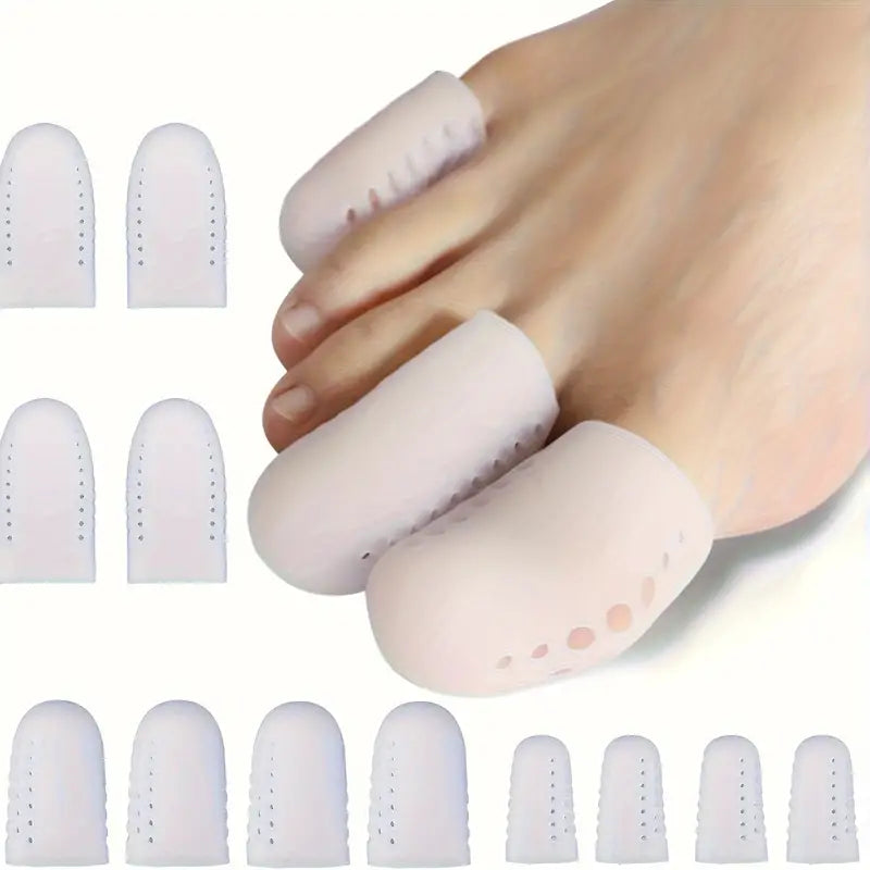 Teenbescherming van zacht silicone – beschermt tegen wrijven en druk (12-pack)