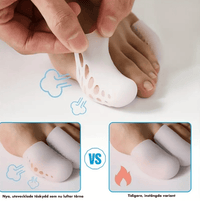 Teenbescherming van zacht silicone – beschermt tegen wrijven en druk (12-pack)