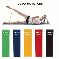 Weerstandsbanden 5-pack met verschillende weerstandsniveaus