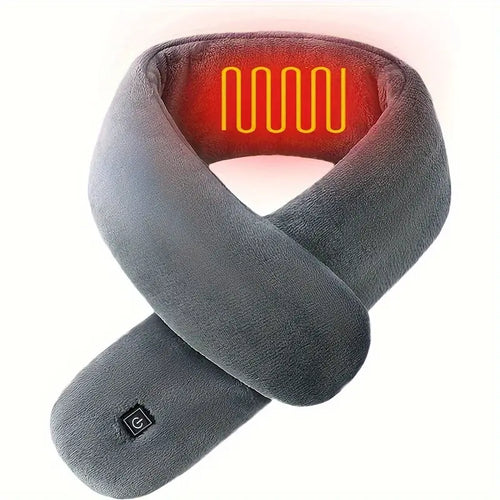 Verwarmde sjaal met drie verstelbare warmtestanden en USB-oplading