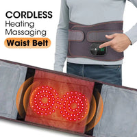Draadloze warmteband met massage en roodlichttherapie