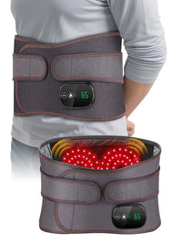 Draadloze warmteband met massage en roodlichttherapie