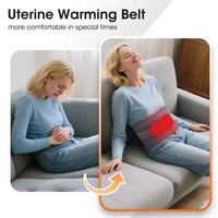 Draadloze warmteband met massage en roodlichttherapie