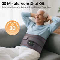Draadloze warmteband met massage en roodlichttherapie