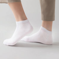Witte enkelsokken in 10-pack – maat 38–41